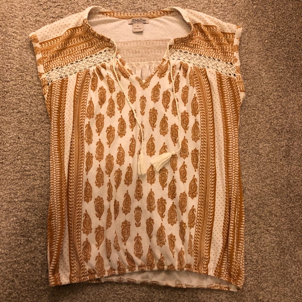 Lucky Brand bohemian shirt